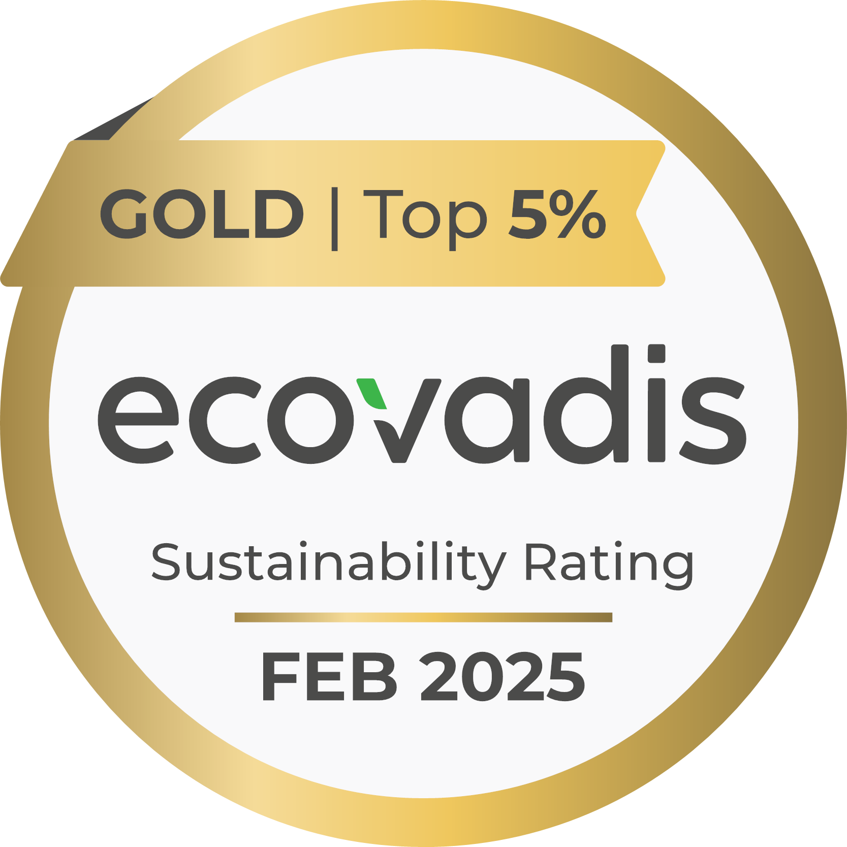 Gold EcoVadis 2025